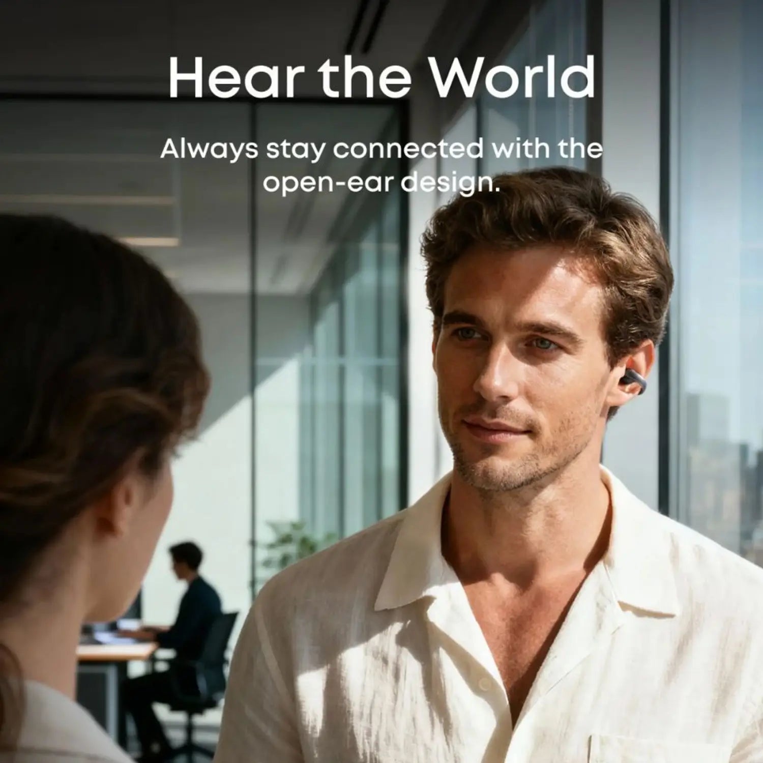 Anker Soundcore AeroClip Open-Ear Clip-On Earbuds A3388H (Black)