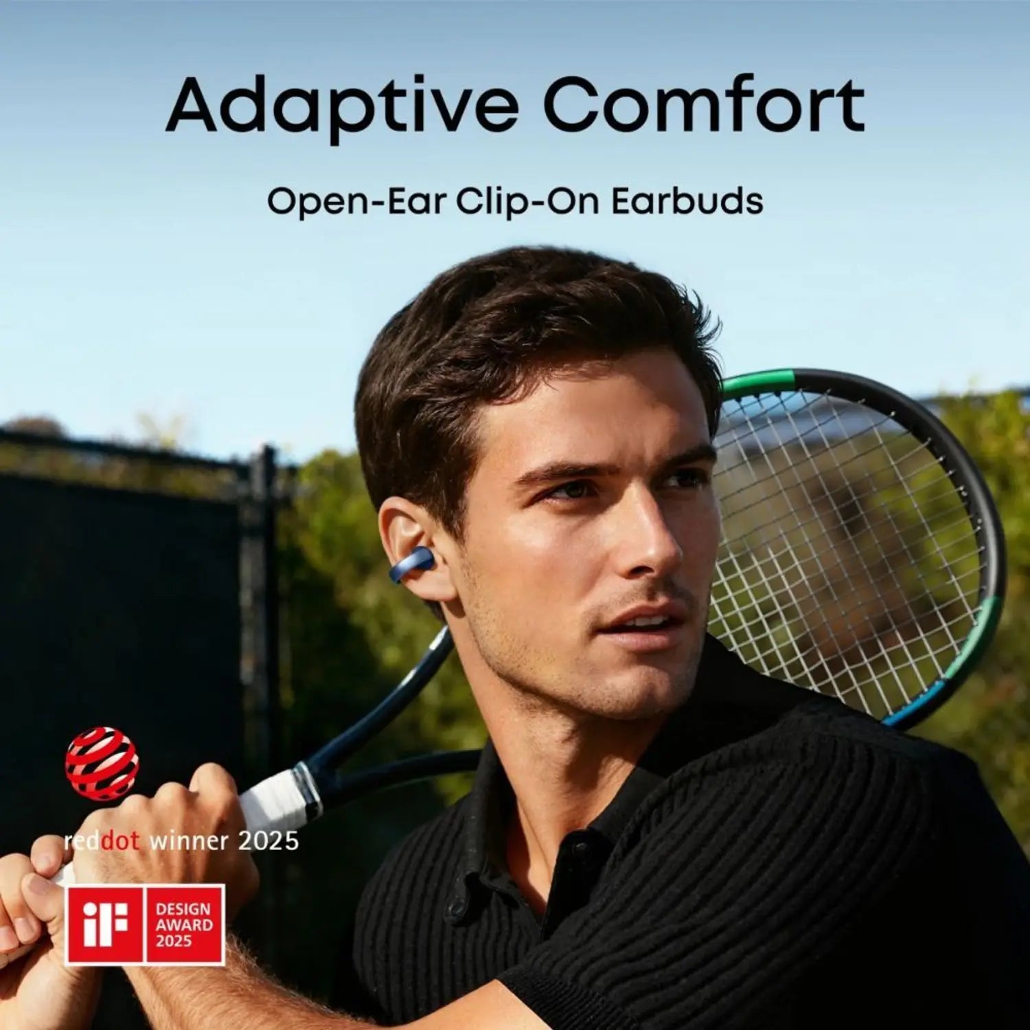 Anker Soundcore AeroClip Open-Ear Clip-On Earbuds A3388H (Blue)