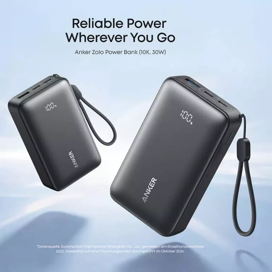أنكر Zolo باور بانك 10000mAh 30W شحن سريع A110JH11