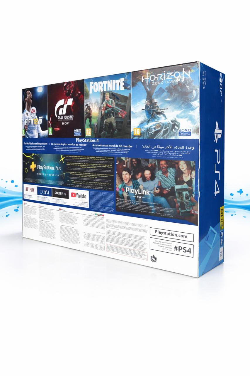 بلايستيشن 4 سعة 1TB مع يد تحكم – Sony PlayStation 4 Console HDR Gaming