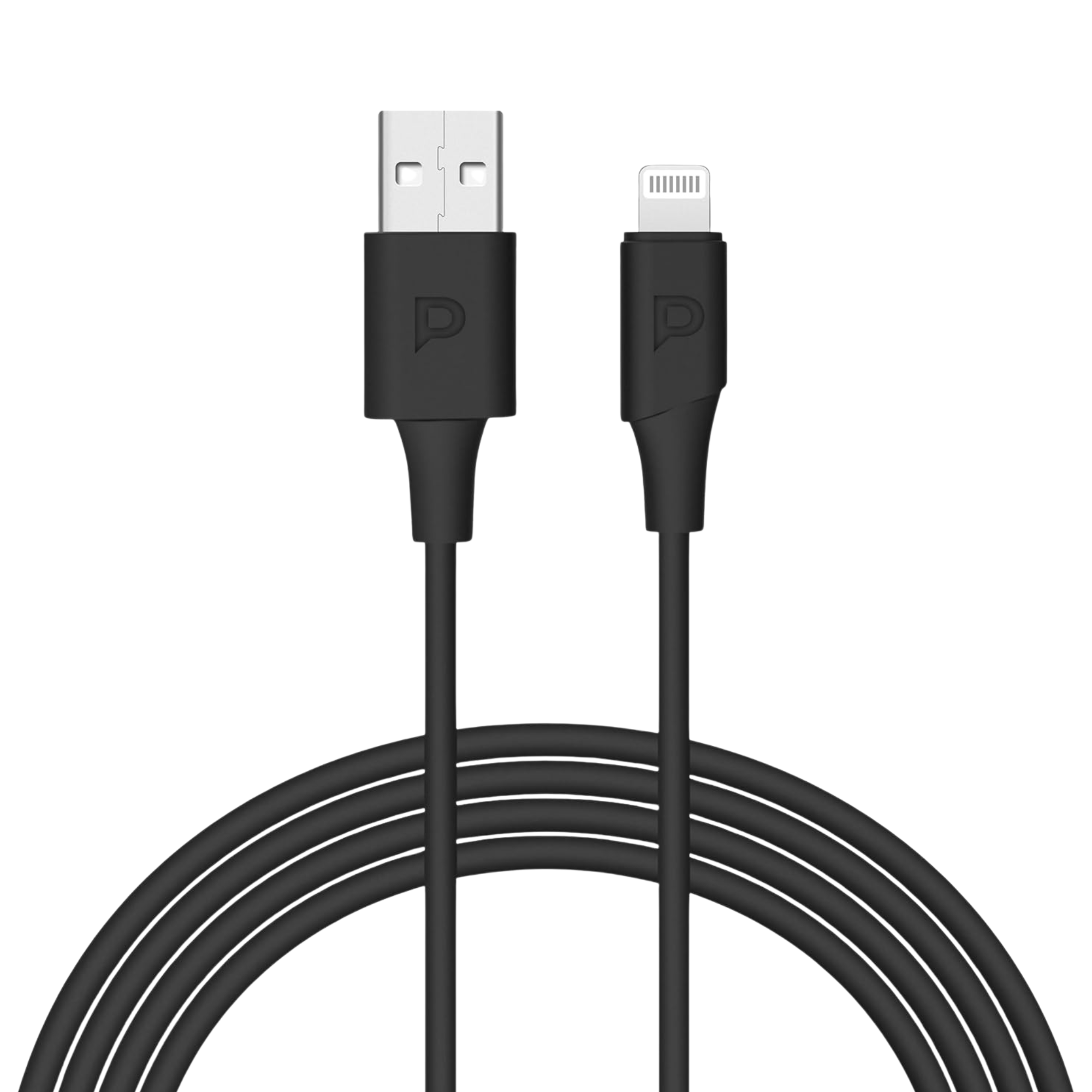 Powerology MFI Lightning to USB-A TPE Jacket Over-Molded Cable 2 Meter