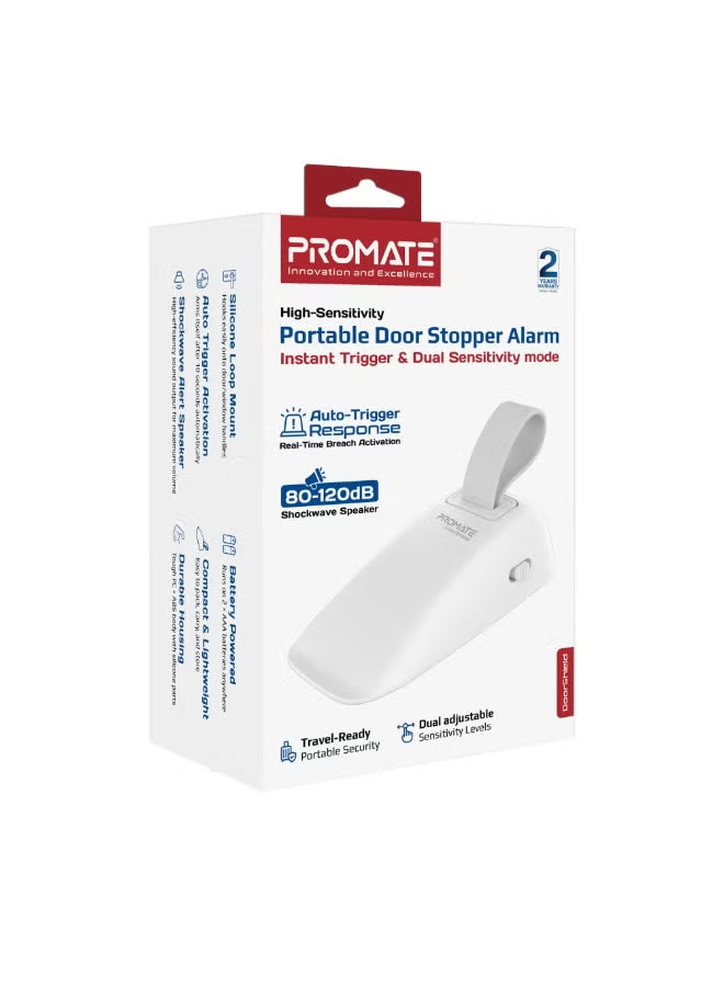PROMATE DoorShield مانع الباب مع إنذار أمني بنظامين
