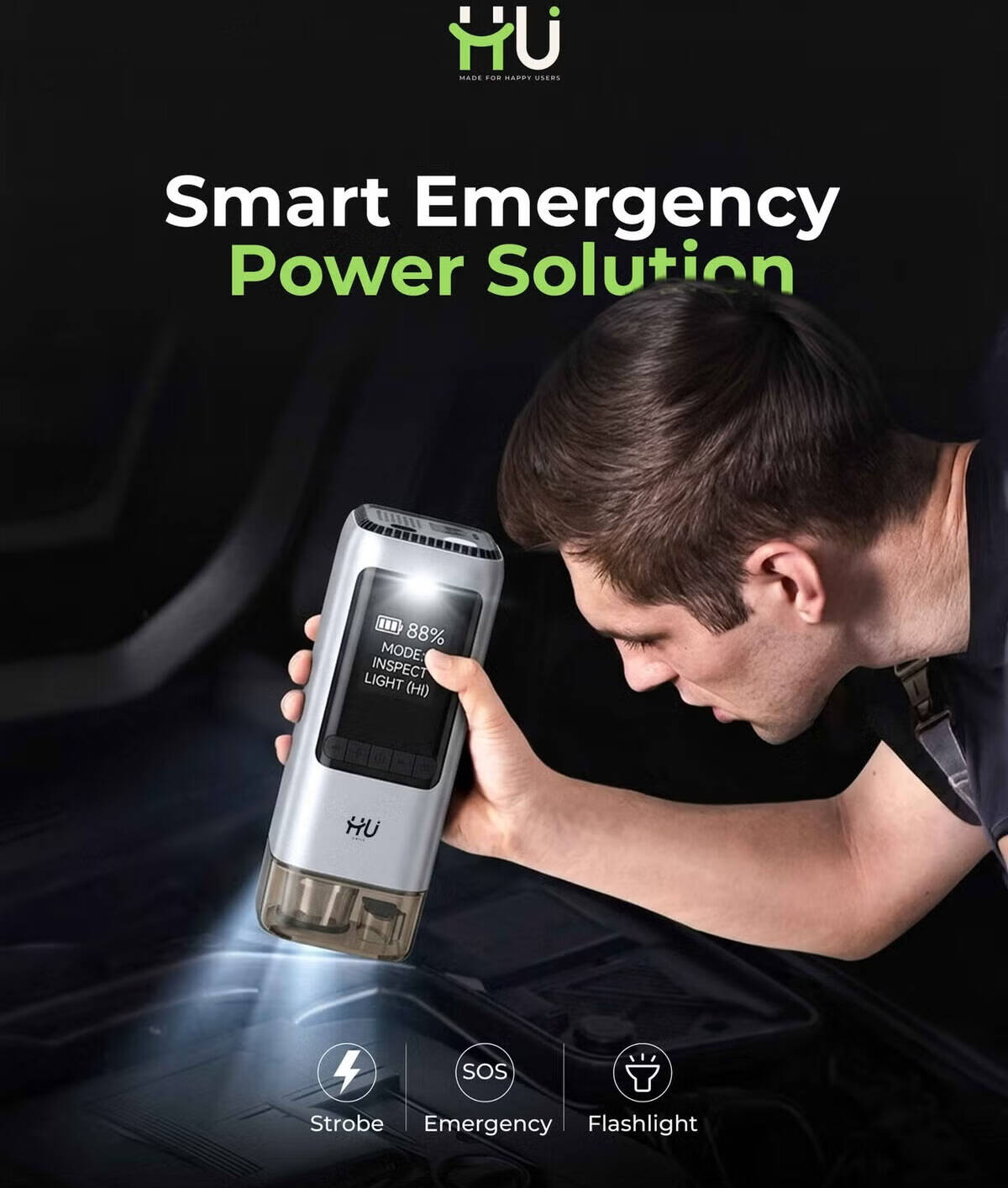 HU EMERGENCY POWER SUPPLY MULTI FUNCTIONAL ALL IN ONEHDR-1001