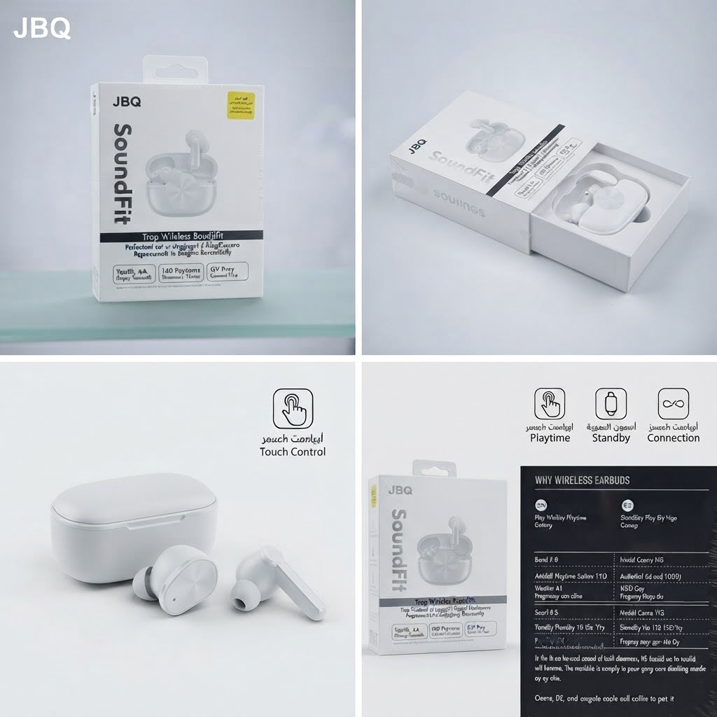 JBQ SOUNDFIT TRUE WIRELESS EARBUDS B388132