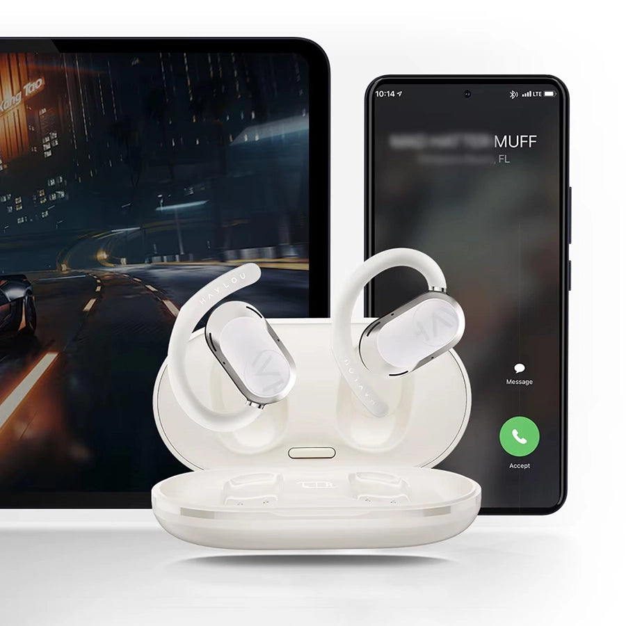 سماعات Haylou Earhook 1 اللاسلكية بتصميم Open-Ear مع خطاف أذن
