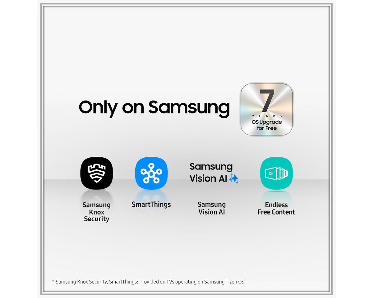 تلفزيون Samsung ذكي 43 بوصة Crystal UHD 4K بمعالج Crystal 4K موديل UA43U8000Fuxzn