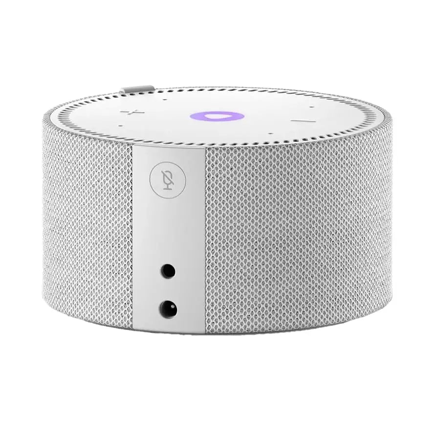 Yango Yasmina Mini AI Smart Speaker with LED Clock, 10W Sound, 4 Microphones, Wi-Fi & Bluetooth – Black