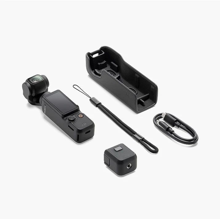DJI Osmo Pocket 3 Gimbal Camera Creator Combo, Bundle with 64GB Memory Card, Card Reader (Creator Combo Bundle)