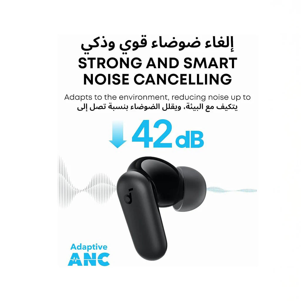 Soundcore R50i NC Wireless Earbuds – Adaptive ANC, AI Clear Calls, IP54