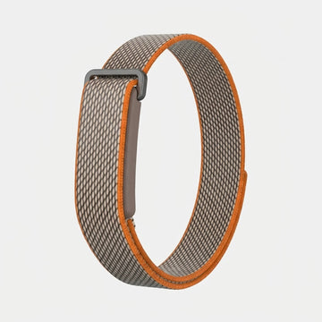 سوار تتبع الصحة الذكي Porodo TrackFit Evo مع حزام قابل للتعديل ومتین باللون البرتقالي