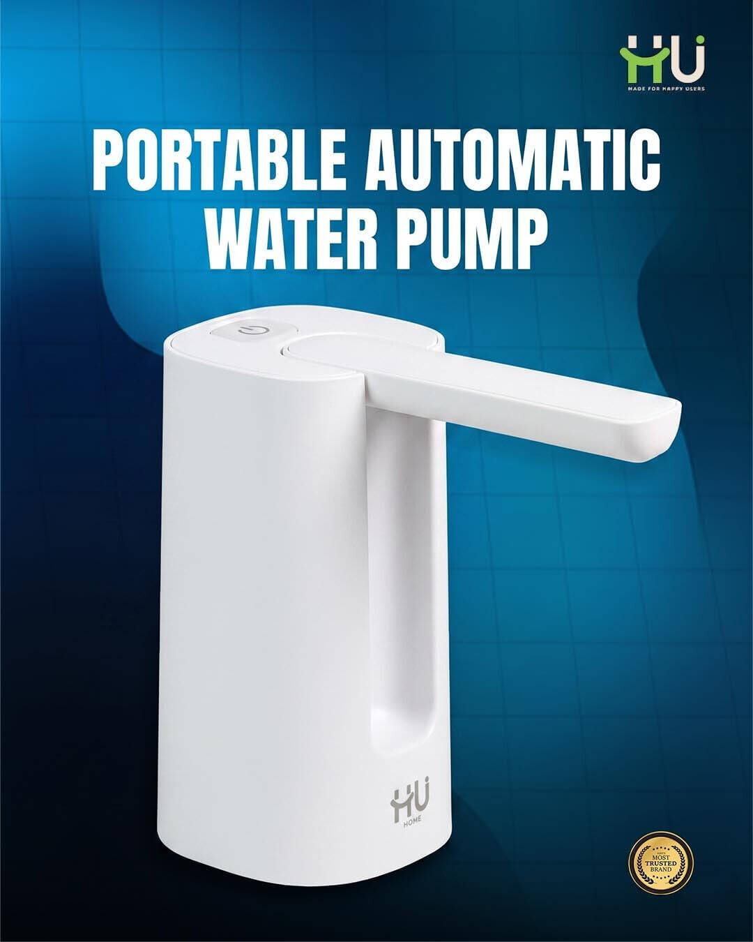 HU PORTABLE AUTOMATIC WATER PUMP WHT HHO-1003 (WHITE)