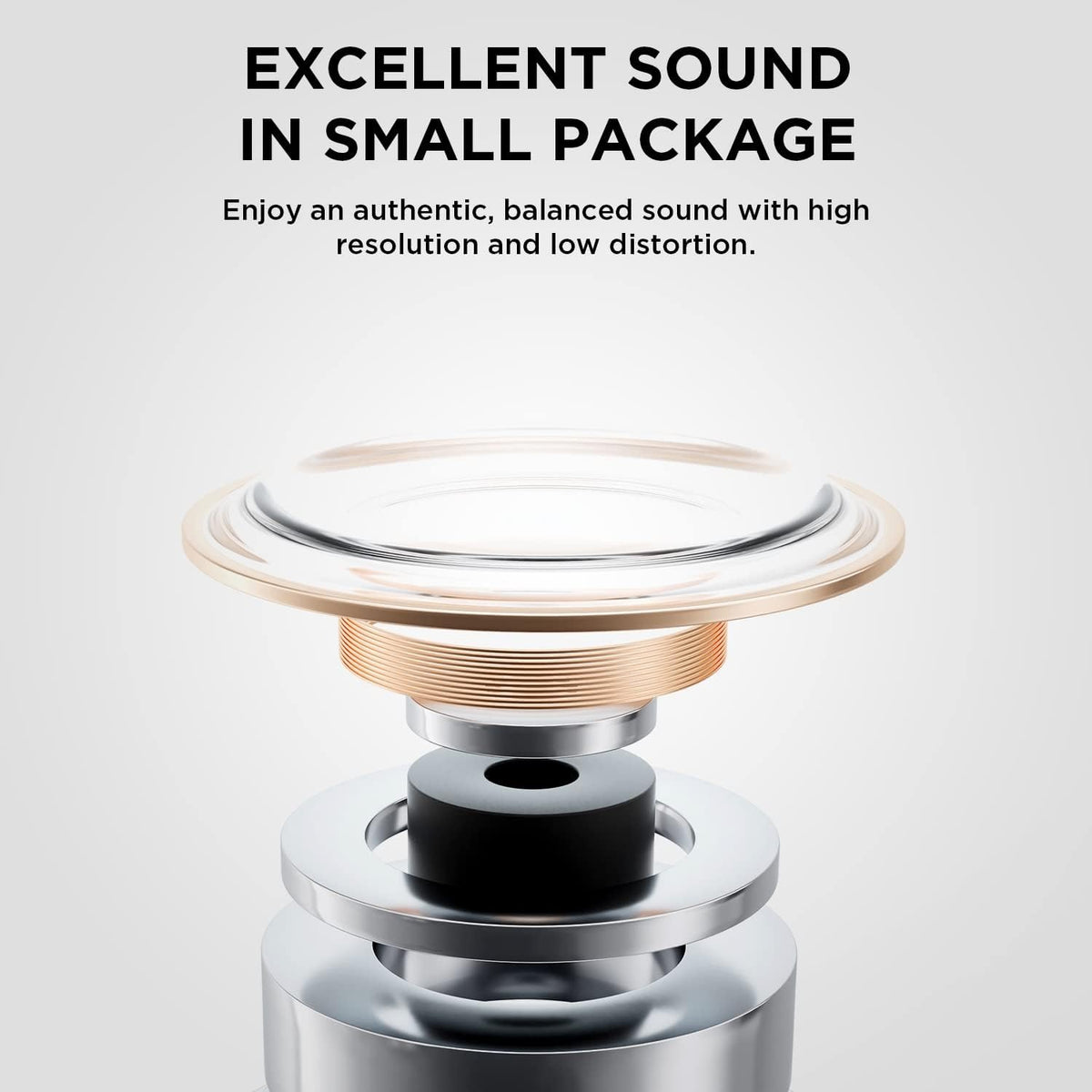 1MORE ComfoBuds Mini (baltos spalvos) M: ES603 — Image 3