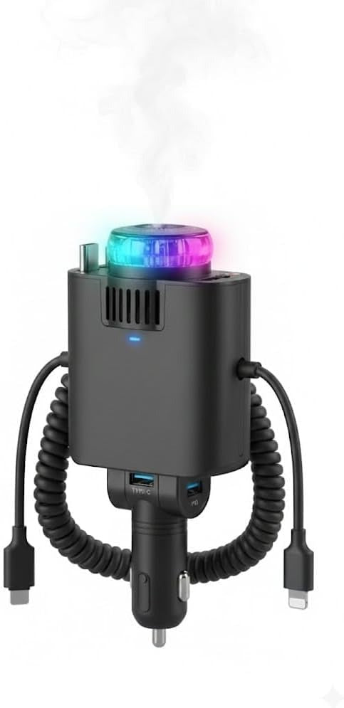 5 in 1 STARLIGHT CAR CHARGER   D1‏ — Image 3