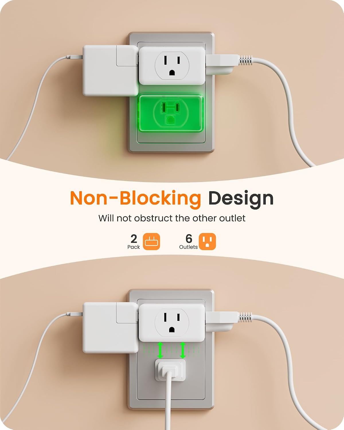 LENCENI PLUG ADAPTER WSL-05 125V - 15A 1875W — Image 3