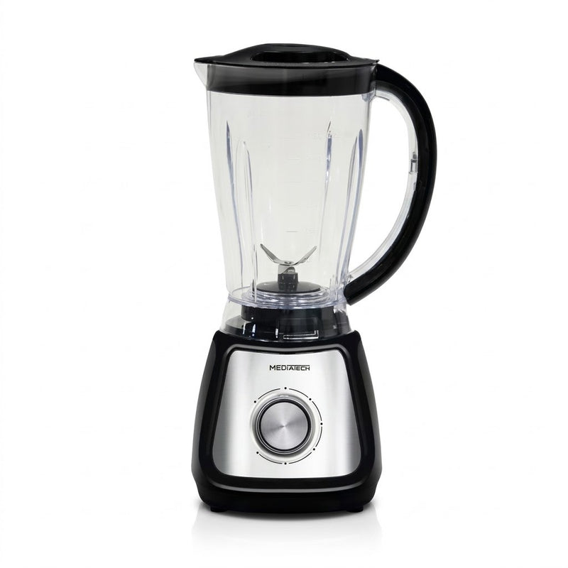 Mediatech 2 In 1 Blender & Grinder | 1.5L  | 5 Speeds | Pulse Function | Stainless Steel — Image 1