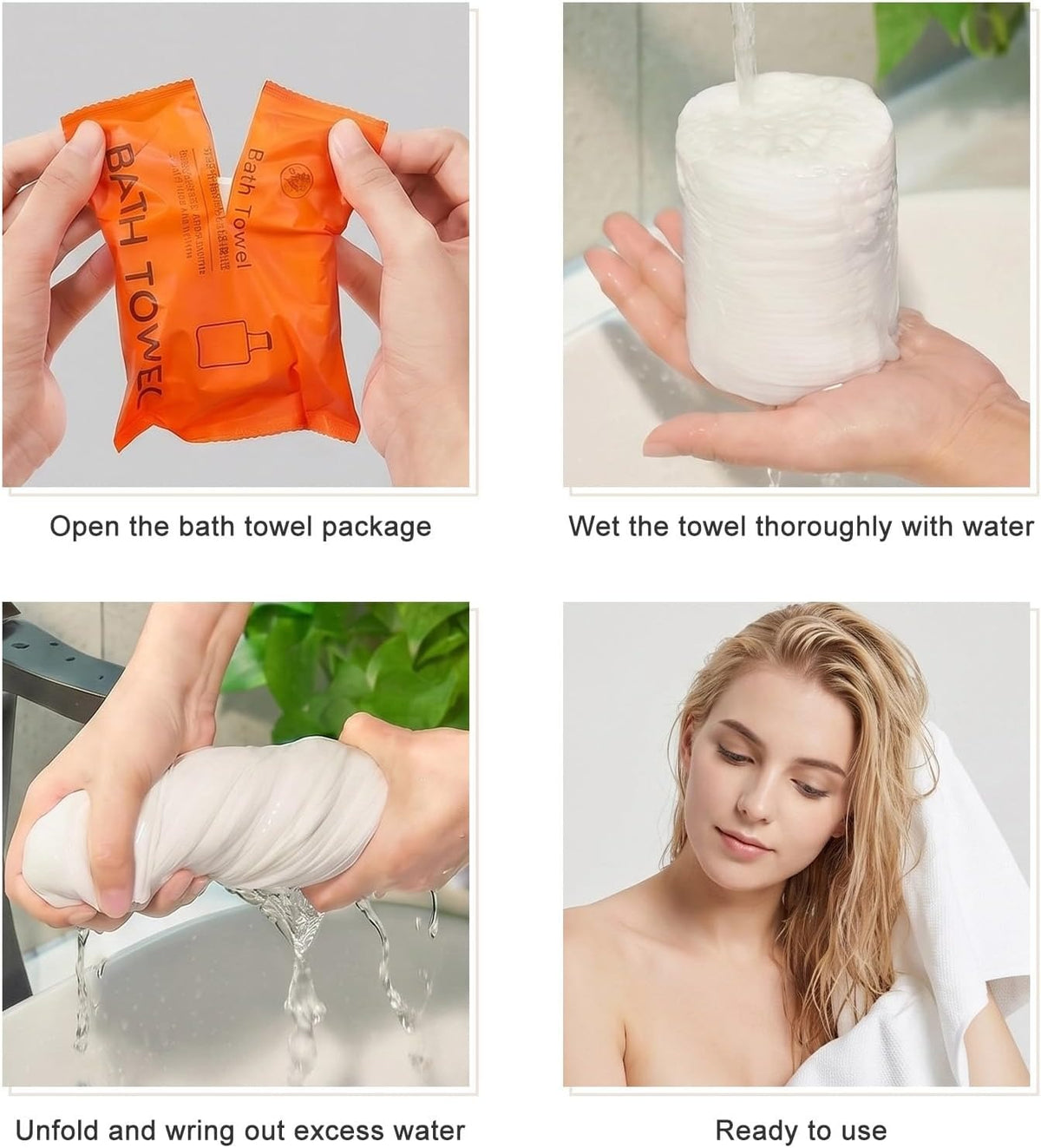 COMPRESSED BATH TOWEL 70*140CM — Image 5