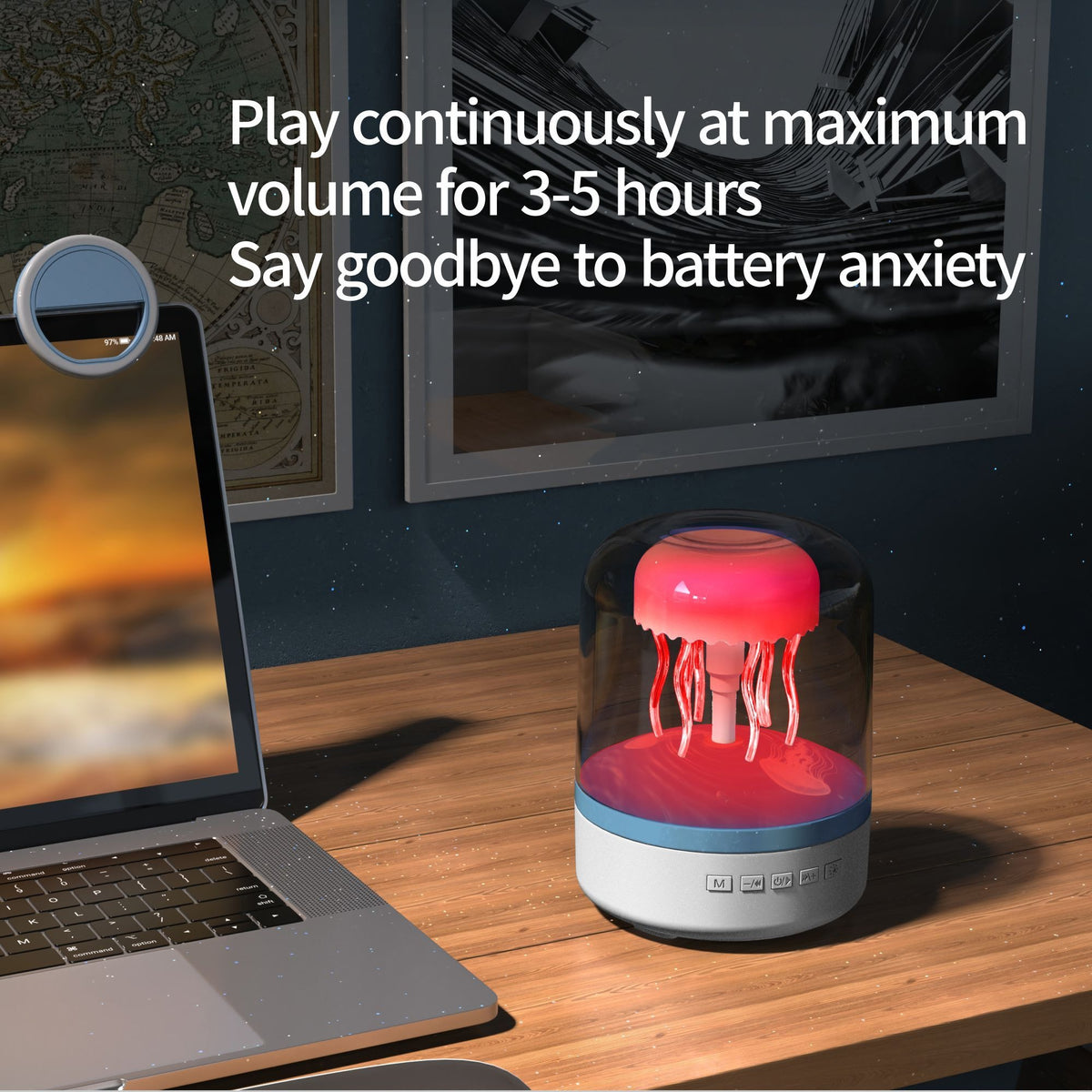 JELLYFISH SPEAKER GLASS6 7 LIGHTS — Image 4