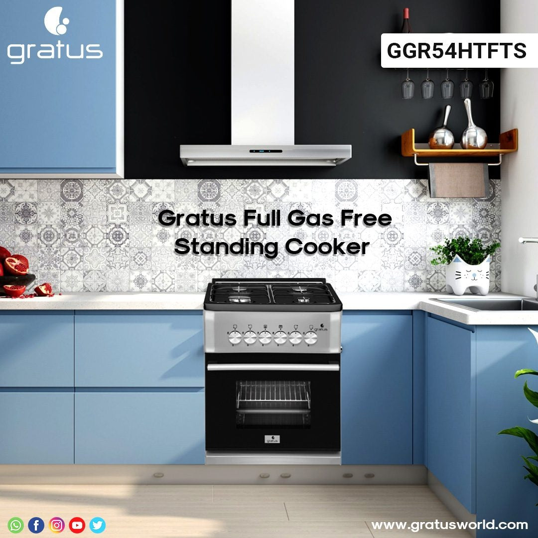 Gratus 50×50 Full Gas Free Standing Cooker — Image 5