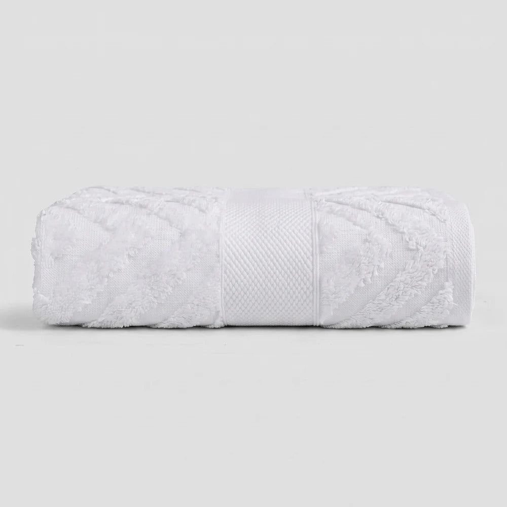 Ariika Bath Towel  (WHITE) — Image 1