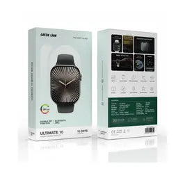Green Lion Ultimate 10 Smart Watch 46mm AMOLED Display – Black, Silver, Pink