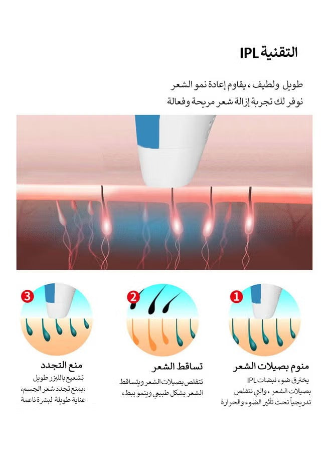MLAY M3 IPL Laser Hair Removal Device 500000 Flashes Permanent Hair Removal (device+1HR) — Image 2