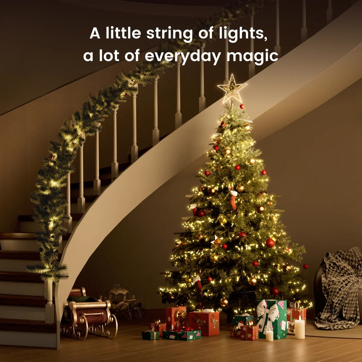 YEELIGHT CHRISTMAS STRING LIGHTS 10 METRES(EU-GREEN)-16817 — Image 3