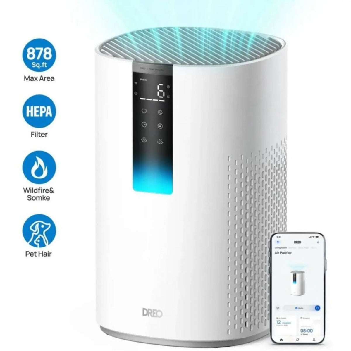 DREO MACRO AP505S AIR PURIFIER DR-HAP005S — Image 2