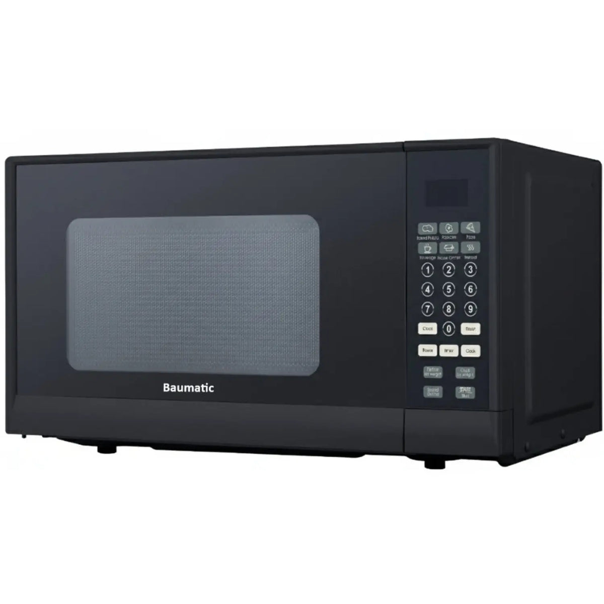 Baumatic Glass Finish Microwave Oven – Multiple cooking functions for versatile meal preparation BMEMWFS25BL — Image 1