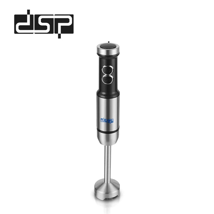 خلاط يدوي DSP 1500W مع وظيفة توربو وسرعتين وتحكم متغير وشفرات من الفولاذ المقاوم للصدأ 4 شفرات KM1190