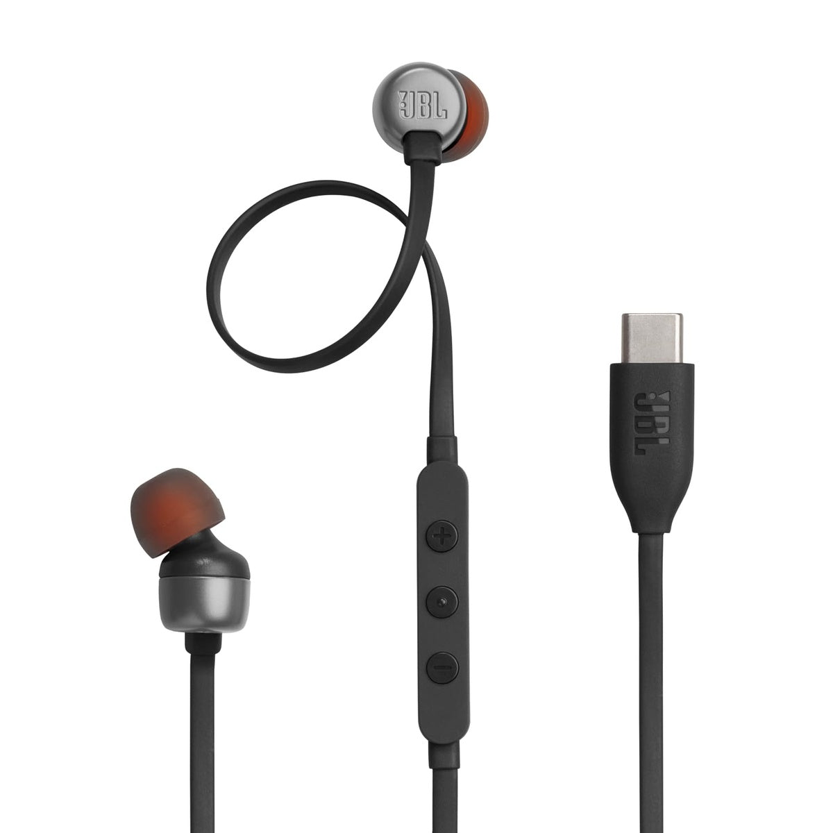 JBL Tune 310C USB-C Wired Hi-Res In-Ear Headphones (Red)
