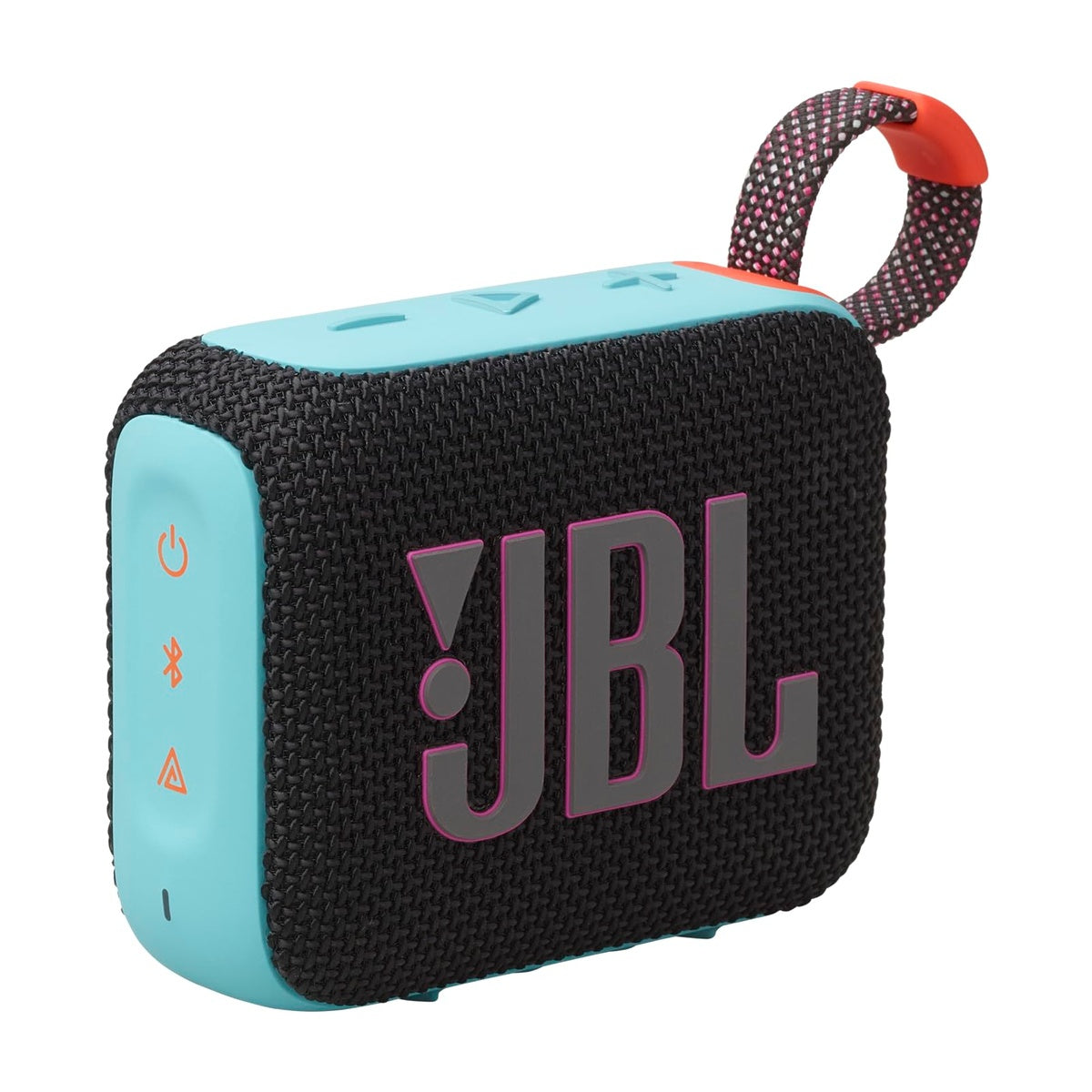 JBL Go 4 Ultra-Portable Waterproof and Dustproof Bluetooth Speaker - 7H (BLACK/ORANGE)