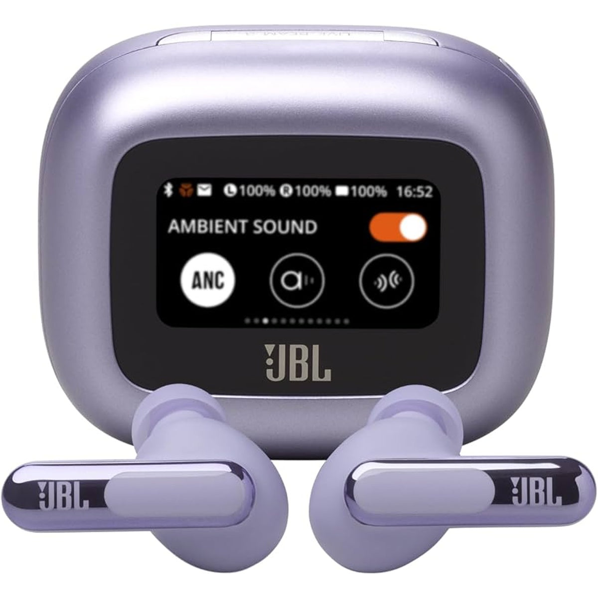 JBL LIVE BEAM 3 True Wireless Noise Cancelling Closed-Stick Earbuds  (Purple)