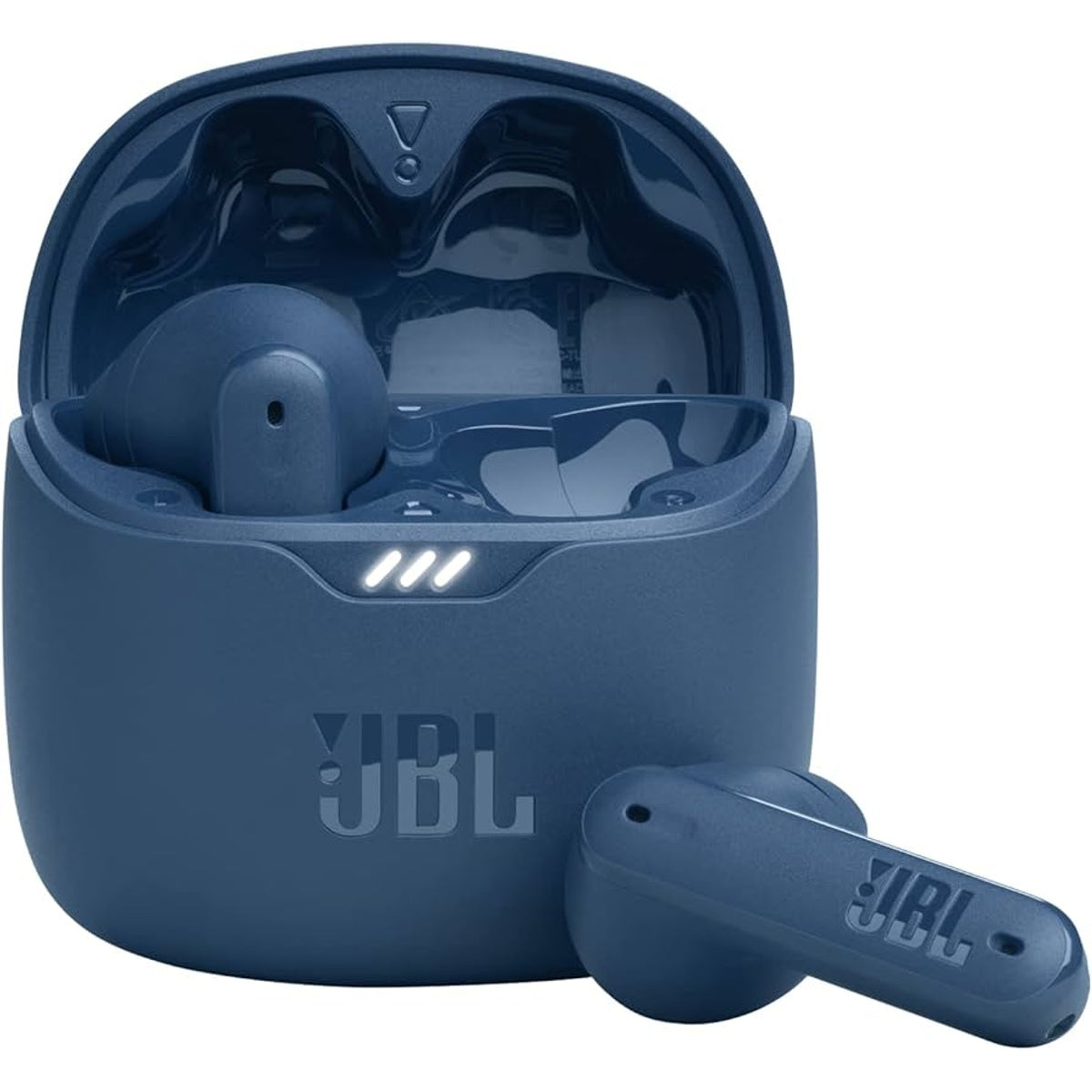 JBL LIVE FLEX 3 True Wireless, Noise Cancelling Open Stick Earbuds Smart Charging Case (Blue)