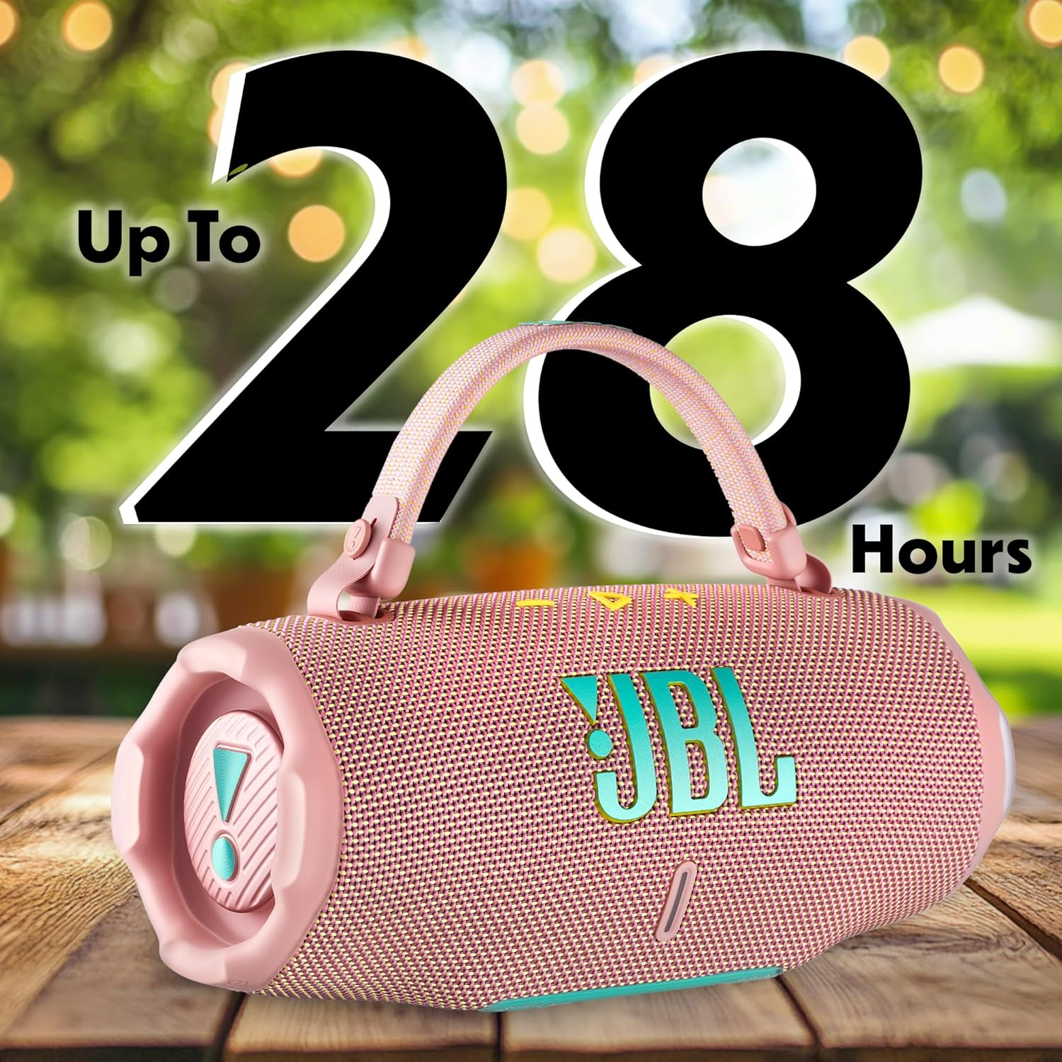 JBL CHARGE 6  Portable Bluetooth Speaker  (PINK)