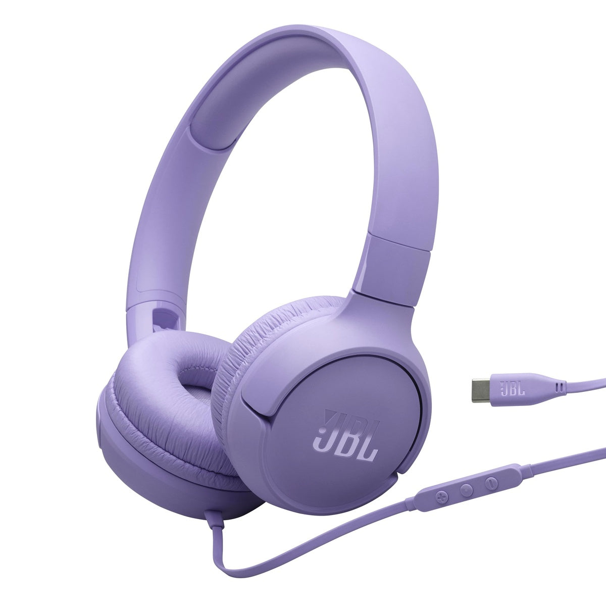 JBL Tune 520C USB-C Hi-Res Wired On-Ear Headphones  (Blue)