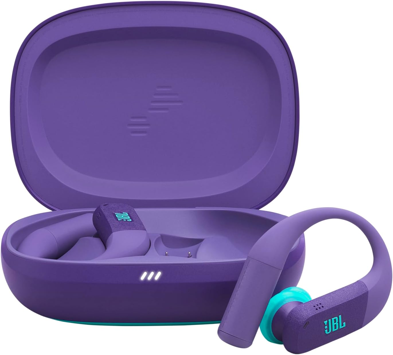 JBL Endurance Peak 4 True Wireless Noise Cancelling Sport Earbuds  (Purple)