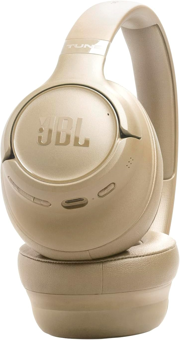 JBL Tune 730BT Wireless Over-Ear Headphones   (BEIGE)