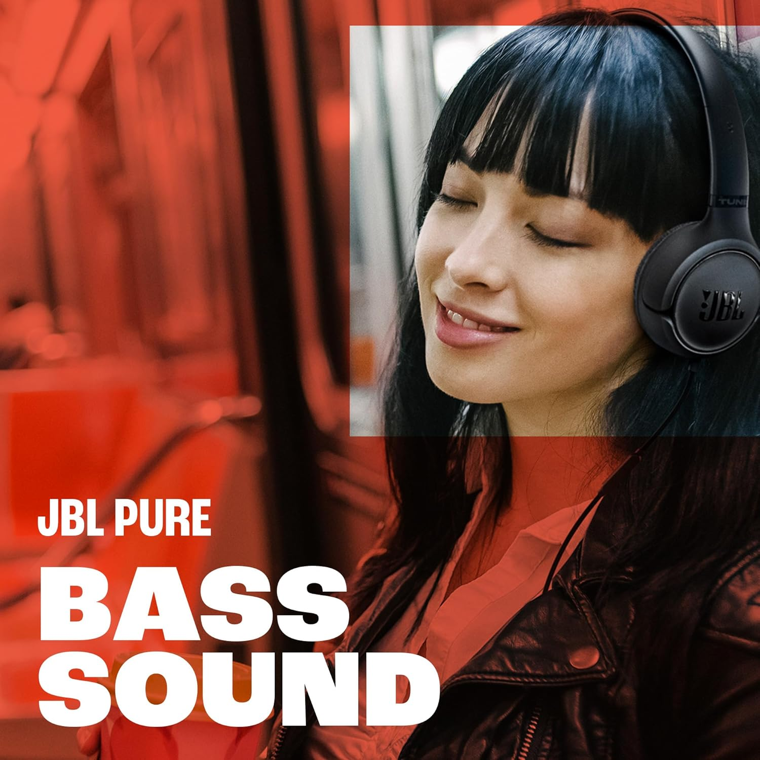 JBL Tune 530 Wired On-Ear Headphones  (Black)