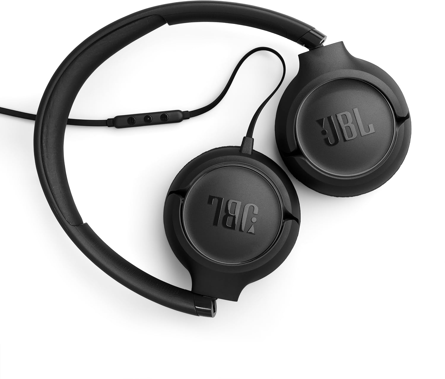 JBL Tune 530C USB-C Wired On-Ear Headphones  (Black)