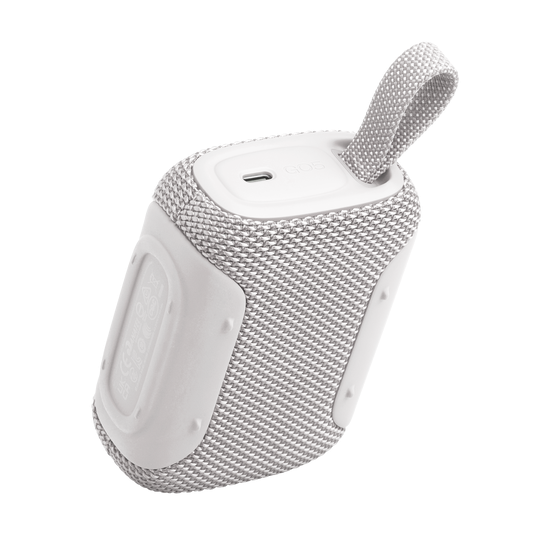 JBL Go 5 Portable Bluetooth Speaker with Ambient Edge Lighting  (WHITE)