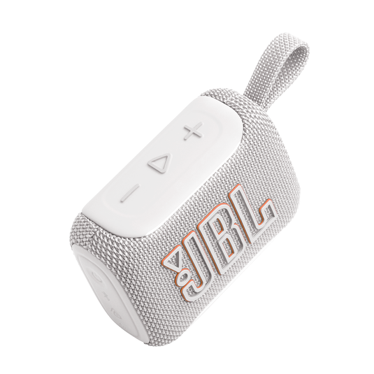JBL Go 5 Portable Bluetooth Speaker with Ambient Edge Lighting  (WHITE)