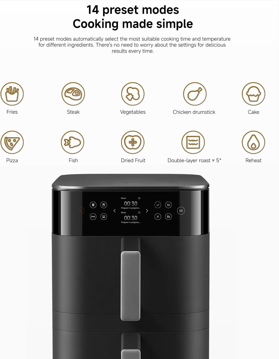 Xiaomi Dual Zone Air Fryer 12L UK 67491 — Image 8