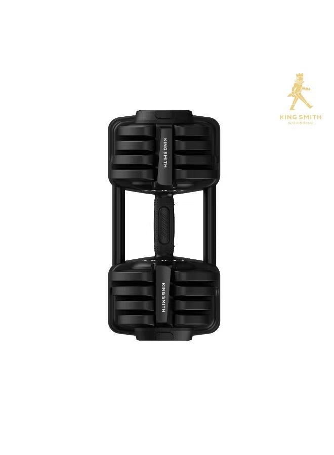 Kingsmith Adjustable Dumbbell 1.5 to 18 kg One Piece Quick Weight Change Non-Slip Grip Sturdy Design for Full Body Workouts — Image 8