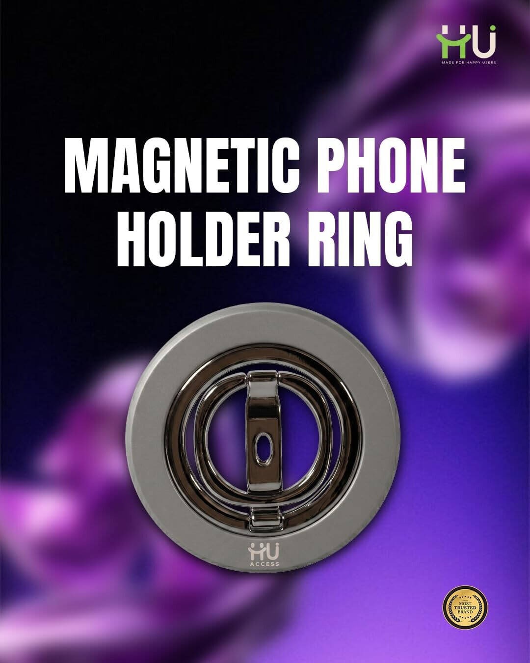 HU SNAP.HOLD.GO ULTRA THIN AND STRONG HAC-1055 (SILVAR) — Image 4