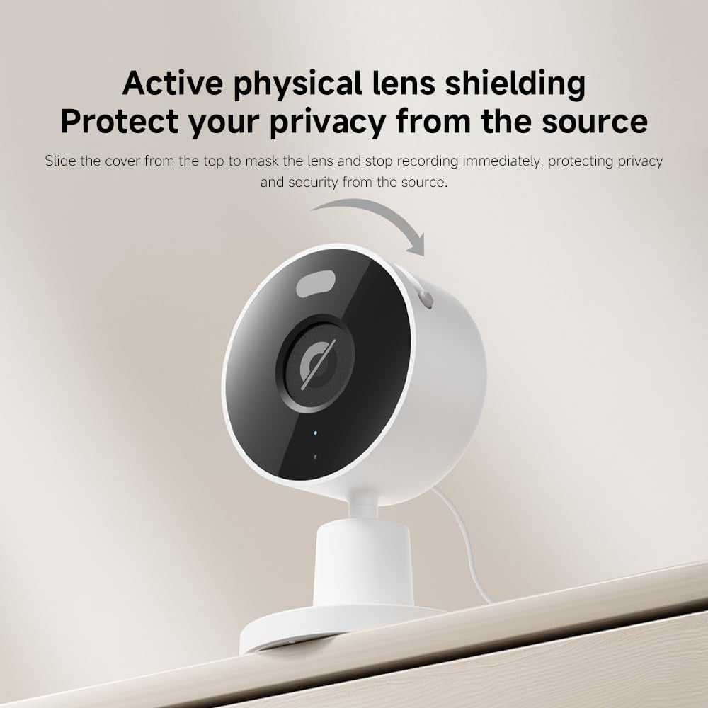 Xiaomi Smart Camera C100, 1080p Full HD Surveillance with AI Human Detection, Night Vision, Two-Way Audio, 360° Pan-Tilt View, Motion Tracking, Wi-Fi Home Security Cam – White — Image 15