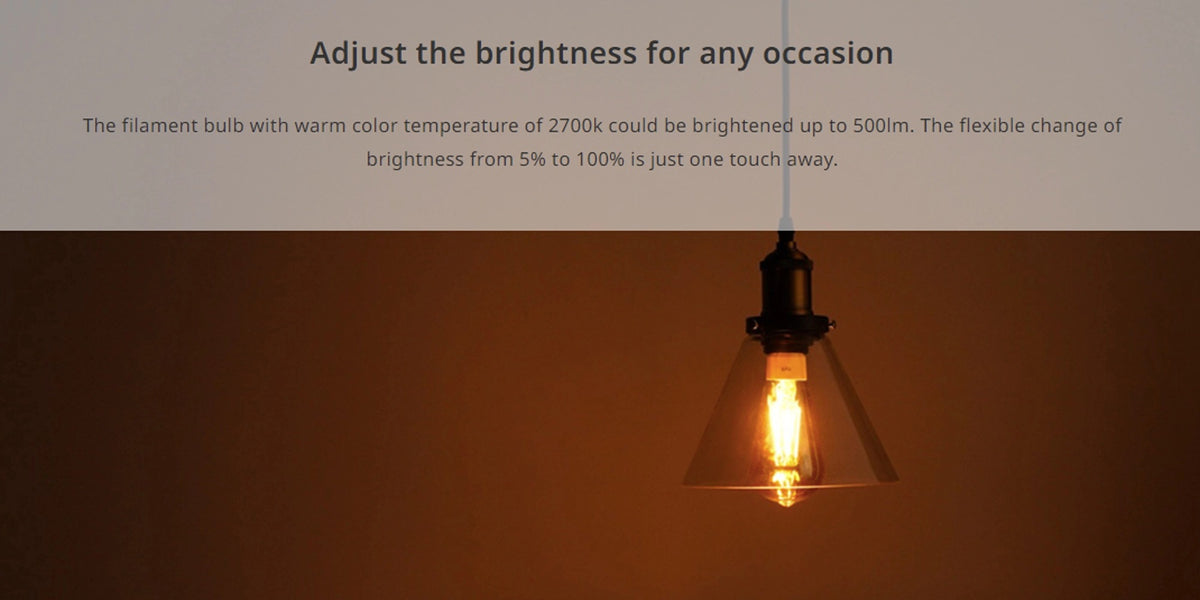Yeelight Smart LED Filament Bulb-DP231-Golden — Image 5