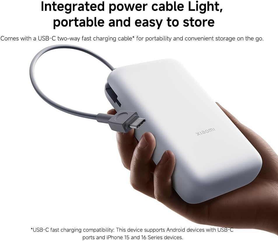 Xiaomi PB 20000mAh Power Bank Integrated Cable — Image 2