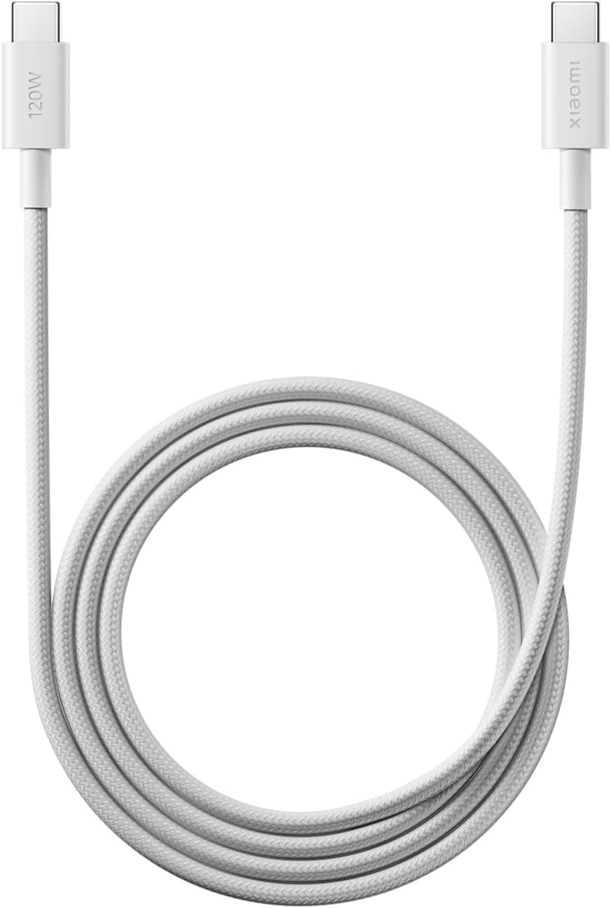 Xiaomi 6A Braided USB-C to USB-C Cable (1m) | Xiaomi — Image 1