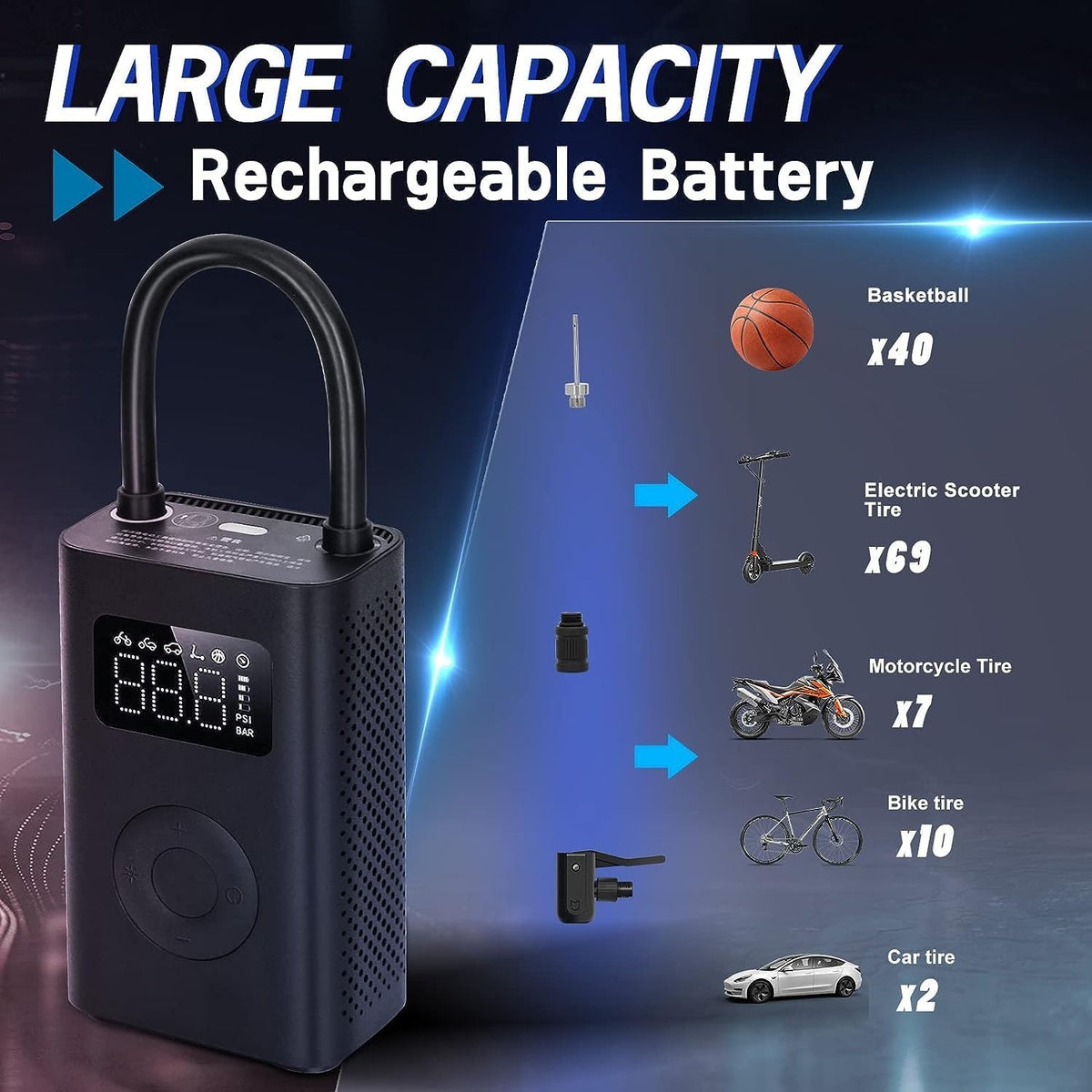 Xiaomi Portable Electric Air Compressor 2  46422 — Image 5