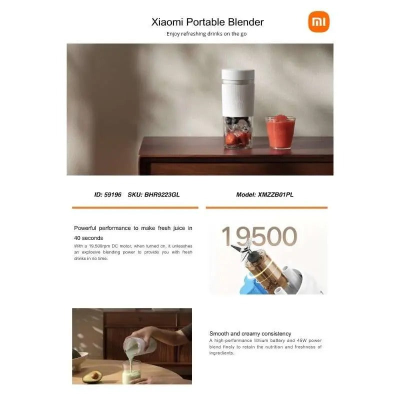 Xiaomi Portable Blender GL 59196 — Image 7